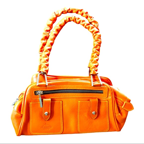 PETUSCO Genuine Leather Handbag Made in Spain - Picture 1 of 11